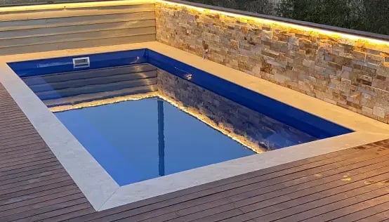 4.5m Whitsunday Fibreglass Swimming Pool Kit