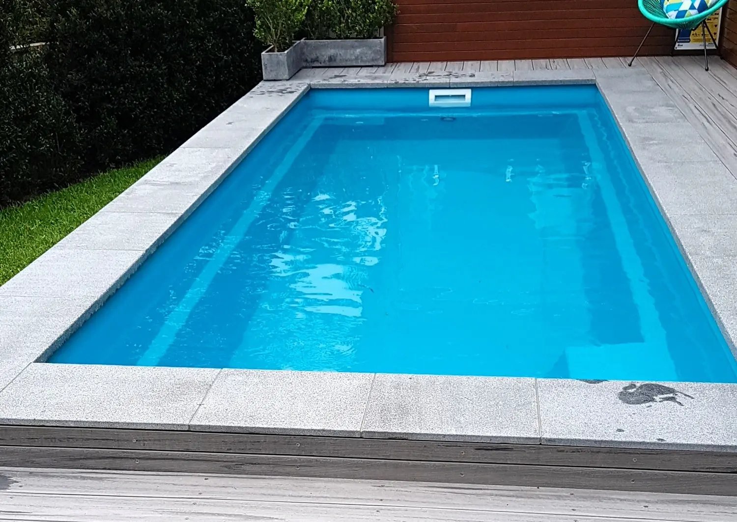 Flat Bottom Above Ground Fibreglass Pool 