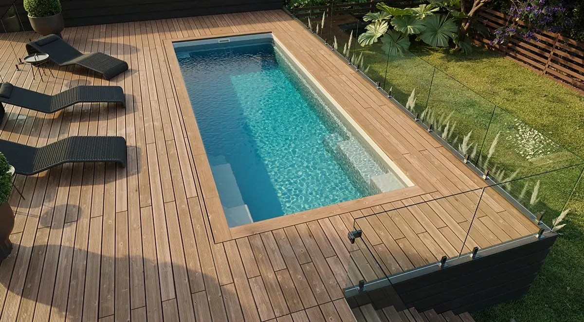Above Ground Pool - Airlie 6.9m AquaGuard™ Quartz Ultra Artic White