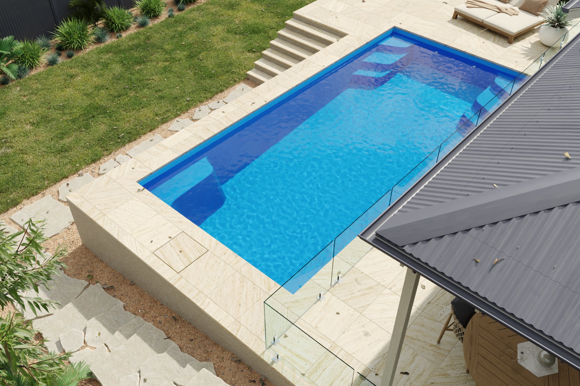 DIY Above Ground Fibreglass Pool