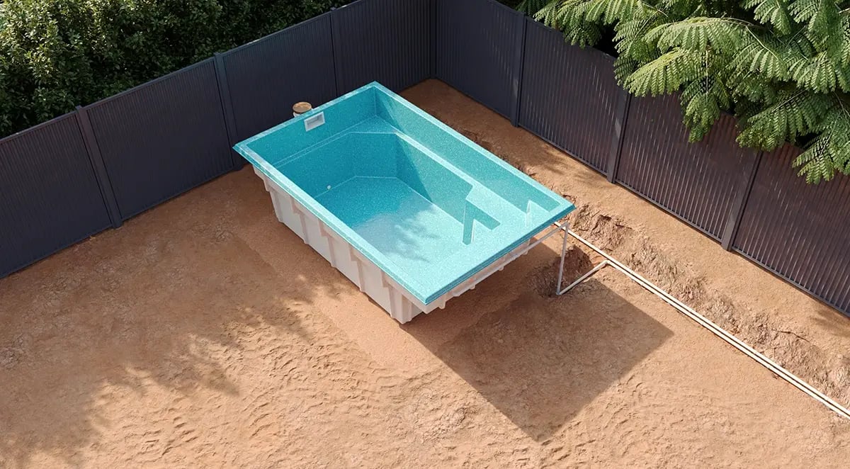 DIY Above Ground Fibreglass Pool