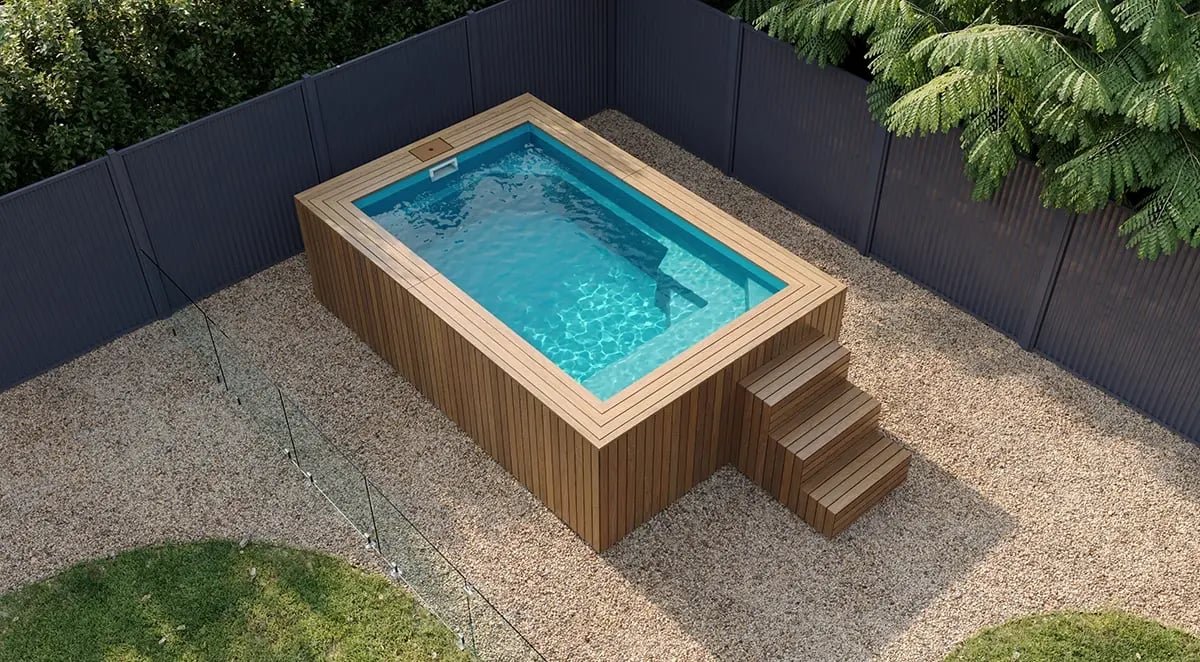 DIY Above Ground Fibreglass Pool