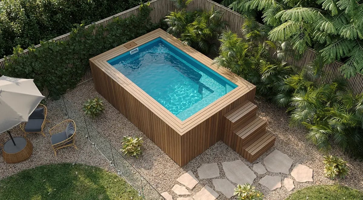DIY Above Ground Fibreglass Pool