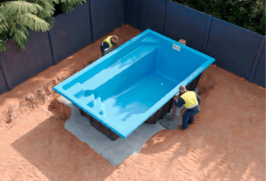 Fibreglass Above Ground Pool Installation