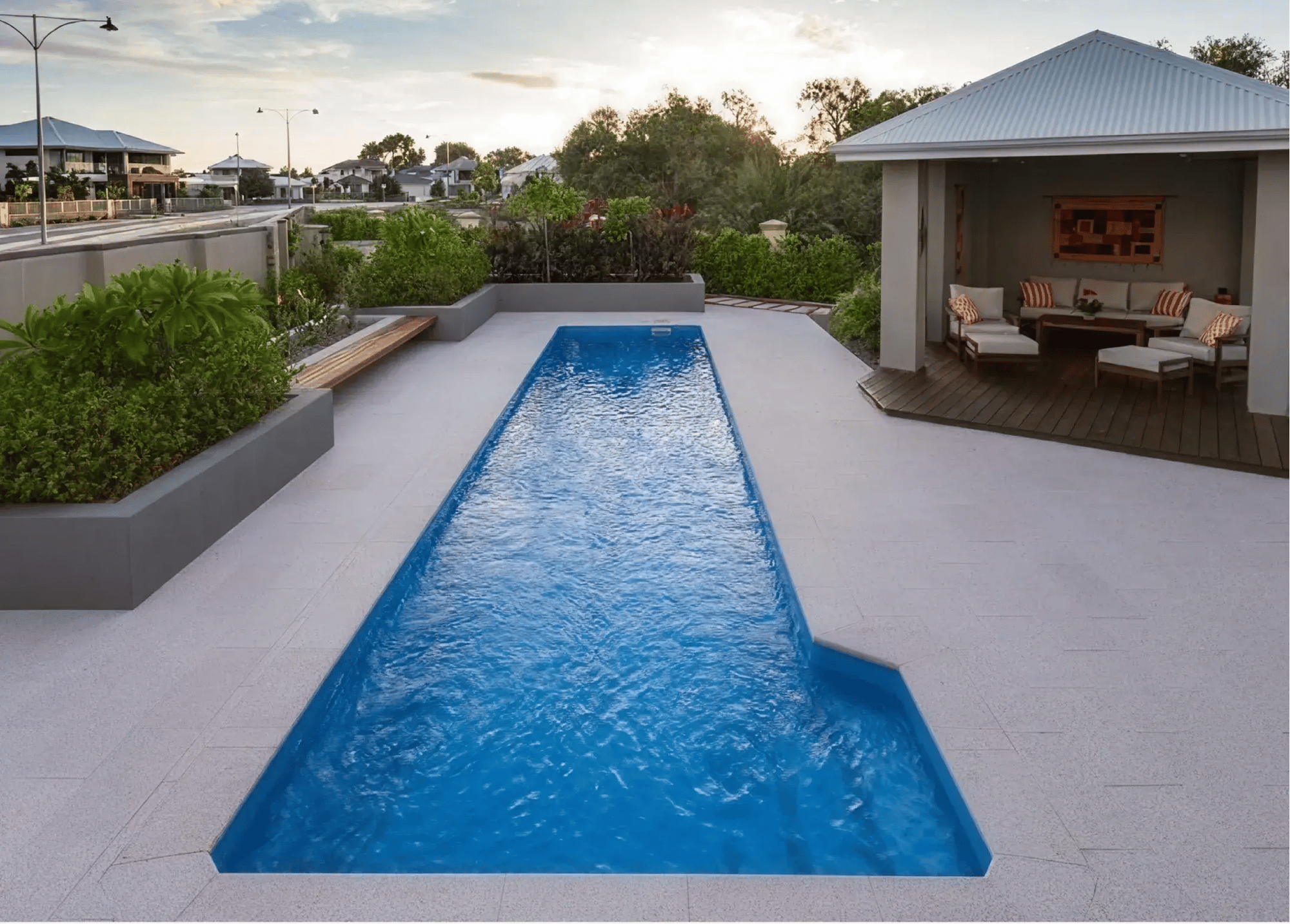 8m DIY Fibreglass Lap Pool