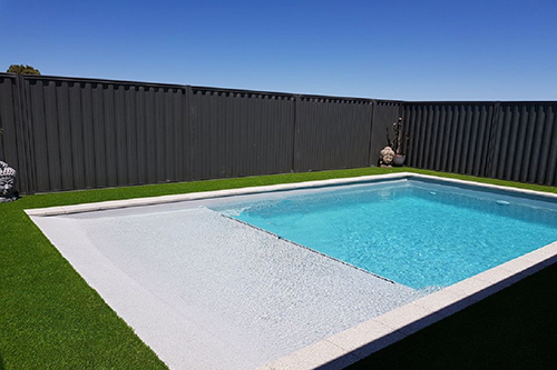 DIY Fibreglass Inground Pool - Bondi Beach Entry Pool in Whitehaven