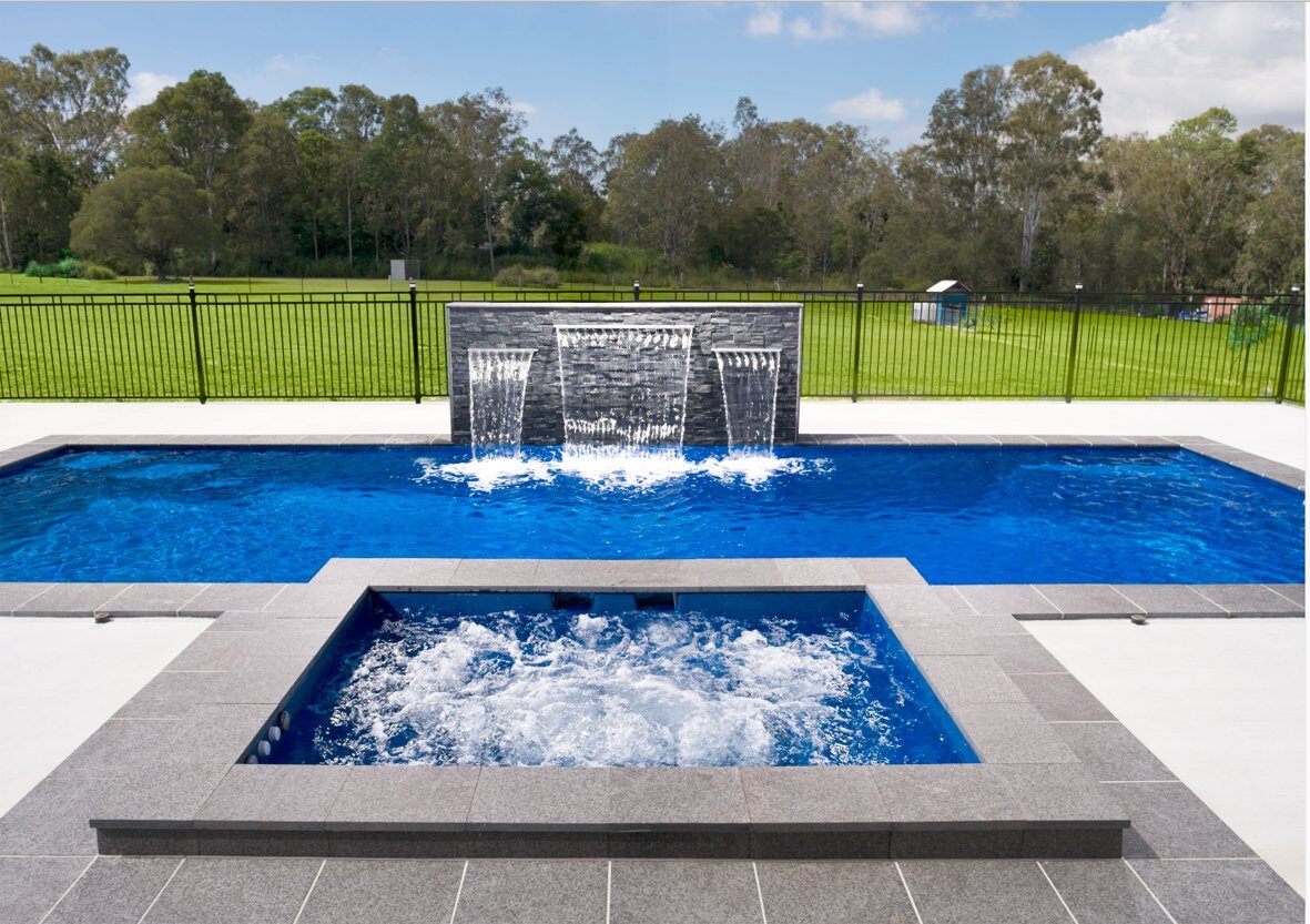 DIY Fibreglass Inground Pool - Broome Spa and Daintree Combo in Cascade