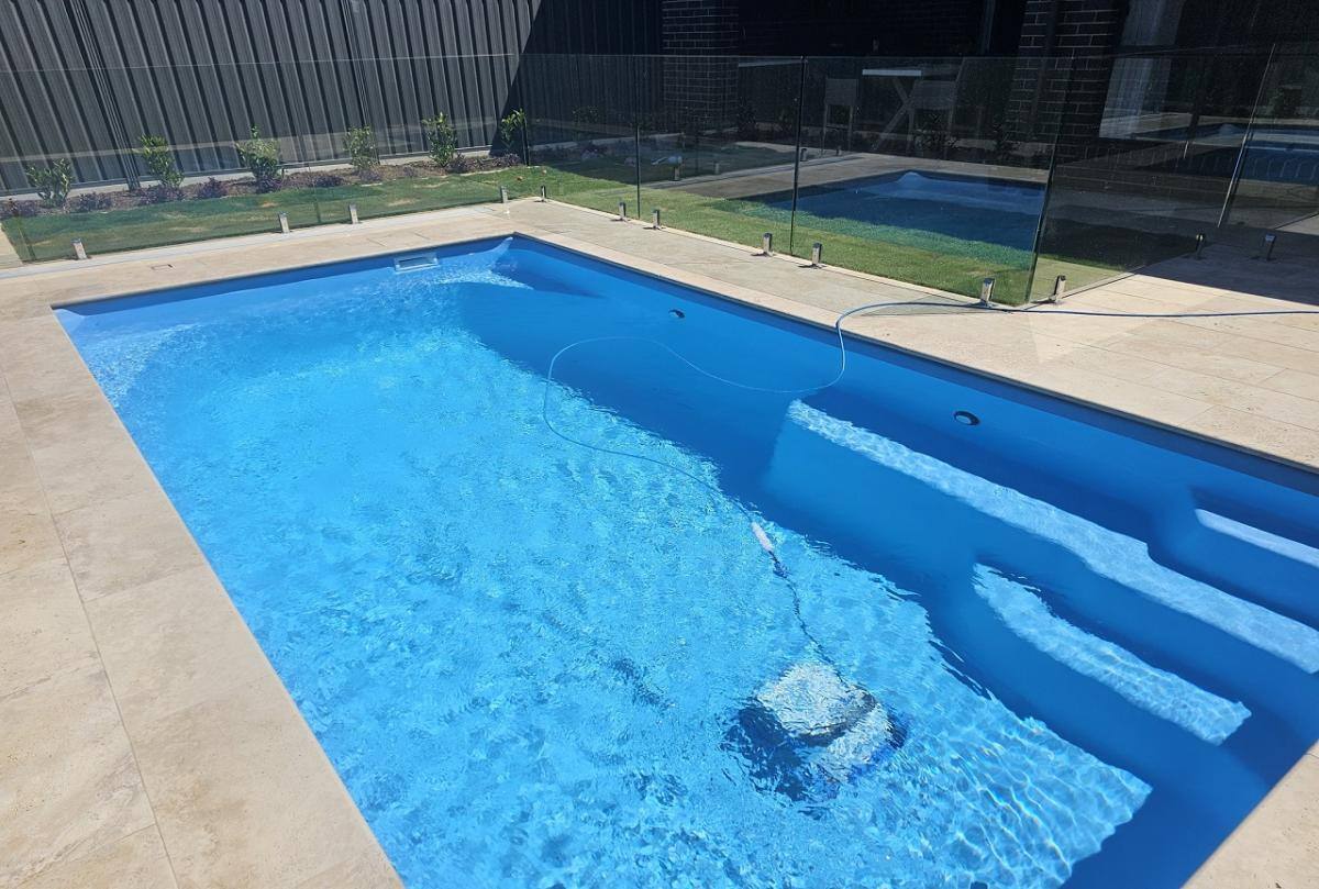 DIY Fibreglass Inground Pool - Byron in Sky Pearl