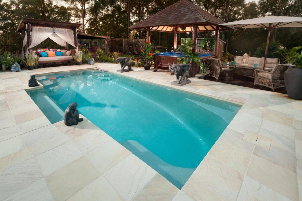 DIY Fibreglass Inground Pool - Hayman 7m Ocean Sands