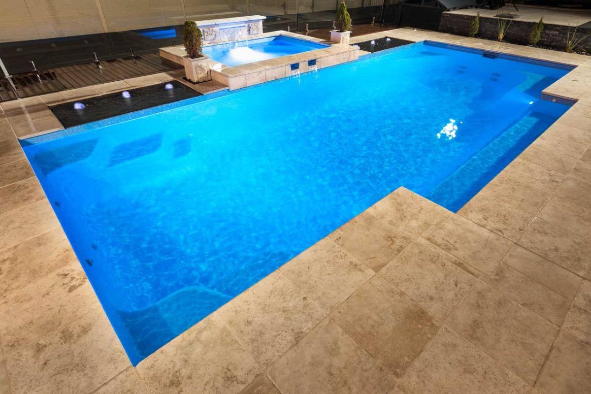 DIY Fibreglass Inground Pool - Hayman 7m in Sky Pearl