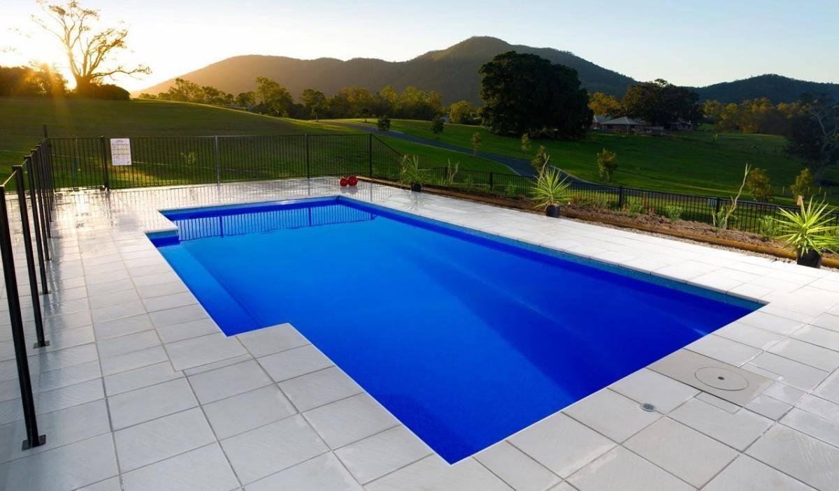 DIY Fibreglass Inground Pool - Hayman 8m in Pacific Pearl