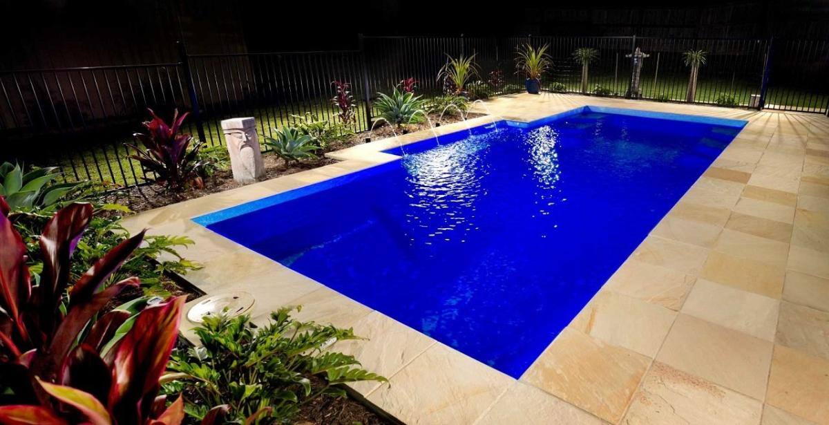 DIY Fibreglass Inground Pool - Hayman 9m in Pacific Pearl