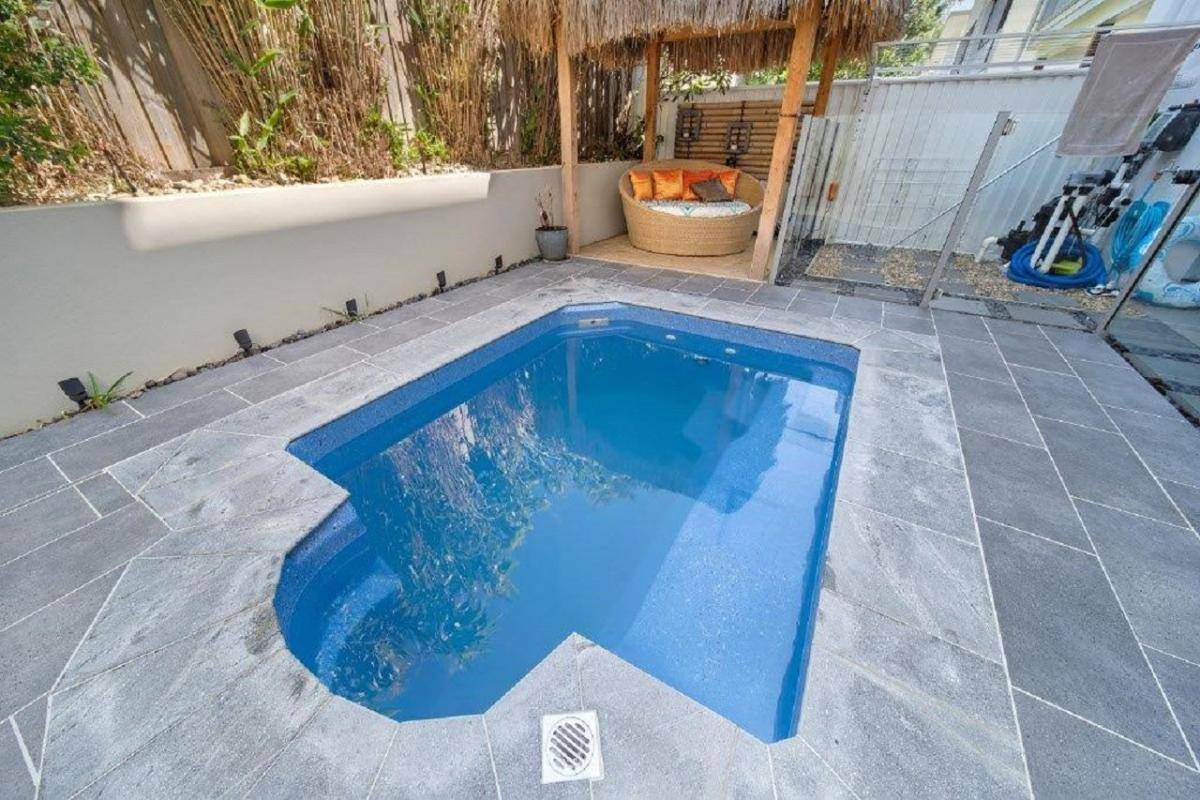 DIY Fibreglass Inground Pool - Kimberley Plunge Pool in Mediterranean