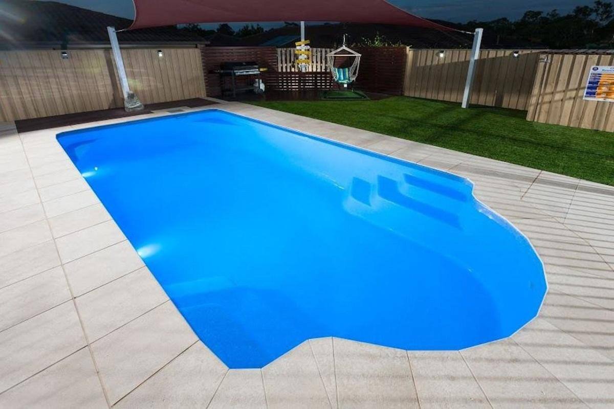 DIY Fibreglass Inground Pool - Ningaloo in Sky Pearl