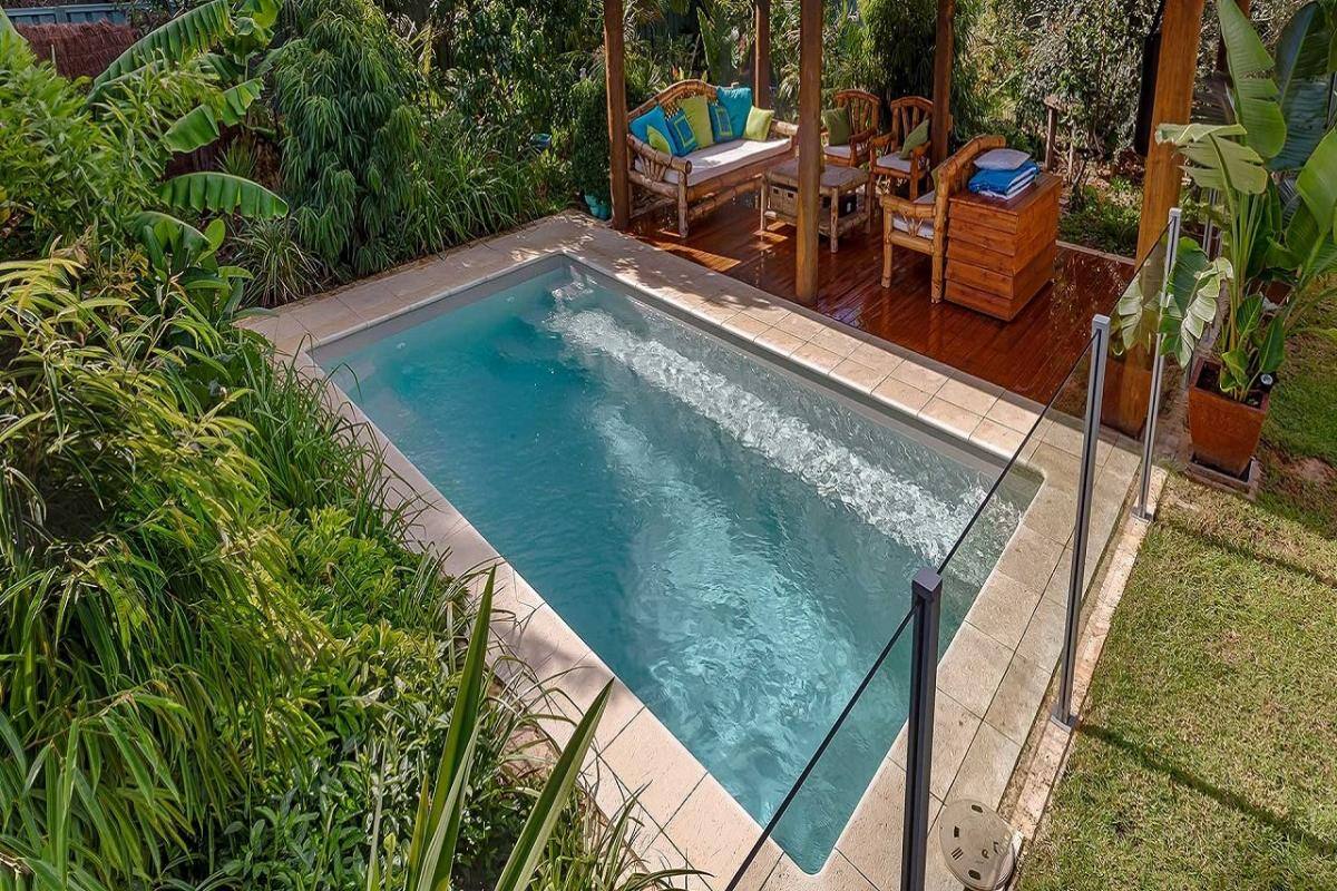 DIY Fibreglass Inground Pool - Whitsunday 5.5m in Stone