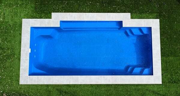 DIY Fibreglass Inground Pool - Hayman 9m in Atlantic Shimmer