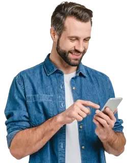 Customer browsing the learning hub