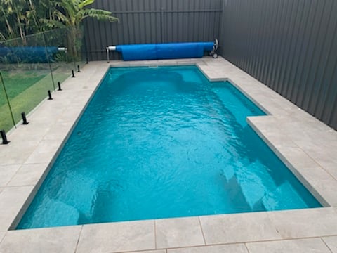 DIY Fibreglass Inground Pool - Hayman 7m in Emerald Pearl